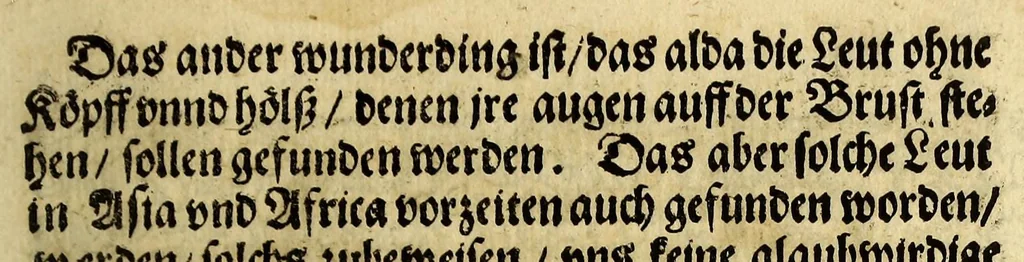 An illustration from Kurtze wunderbare Beschreibung, dess Goldreichen Königreichs Guianae in America oder newen Welt, vnder der Linea Aequinoctiali gelegen: so neulich Anno 1594. 1595. vnd 1596. von dem wolgebornen Herrn, Herrn Walthero Ralegh einem englischen Ritter, besucht worden: : erstlich auss befehl seiner Gnaden in zweyen Büchlein beschrieben, daraus Iodocus Hondius, ein schöne Land Taffel, mit einer niderländischen Erklärung gemacht. Jetzt aber ins Hochteutsch gebracht, vnd auss vnterschiedlichen Authoribus erkläret, 1601, leaf 11