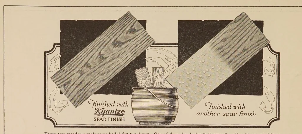 An illustration from Kyanize white enamel : series of measured drawings, 1920, leaf 12