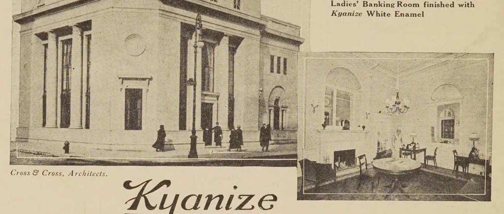 An illustration from Kyanize white enamel : series of measured drawings, 1920, leaf 2