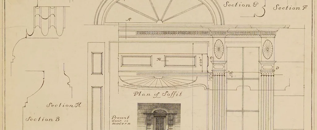 An illustration from Kyanize white enamel : series of measured drawings, 1920, leaf 23