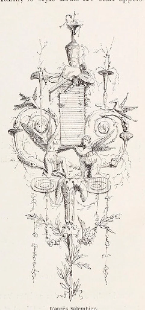 An illustration from L' Ornement Polychrome Cent Planches Color lithograph Albert-Charles-Auguste Racinet, 1880, leaf 74