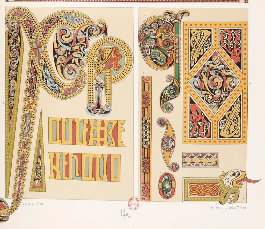 An illustration from VOL 2 L' Ornement Polychrome Cent Planches, 1869, leaf 207