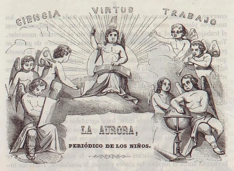 An illustration from La Aurora Madrid 1 1 1851 LA AURORA PERIODICO DELO OS NIÑOS, 1851, leaf 8