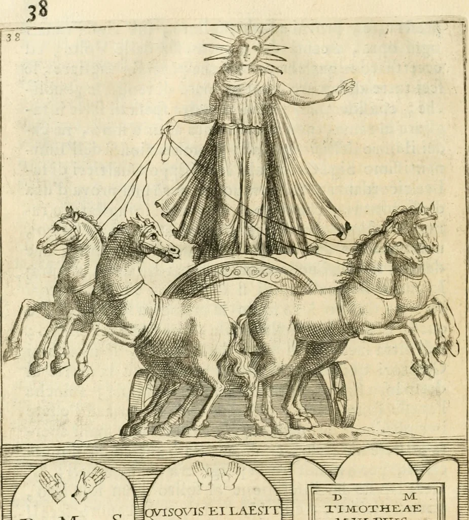 An illustration from La bolla d'oro de' fanciulli nobili romani e quella de' libertini : ed altre singolarità spettanti a' mausolei nuovamente scopertisi : brevemente spiegate, e divise in II. parti, 1732, leaf 51