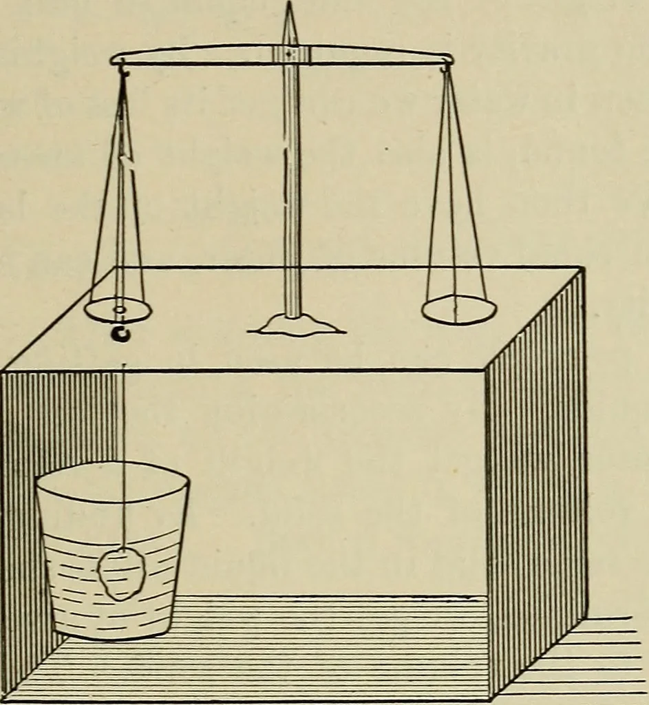 An illustration from Laboratory exercises in elementary physics, 1892, leaf 108