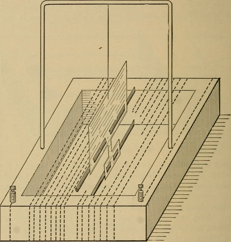 An illustration from Laboratory exercises in elementary physics, 1892, leaf 245