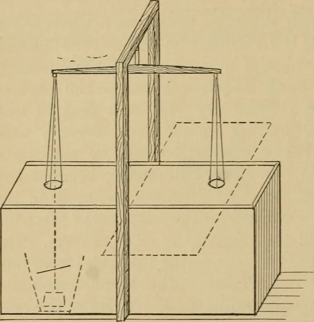 An illustration from Laboratory exercises in elementary physics, 1892, leaf 251