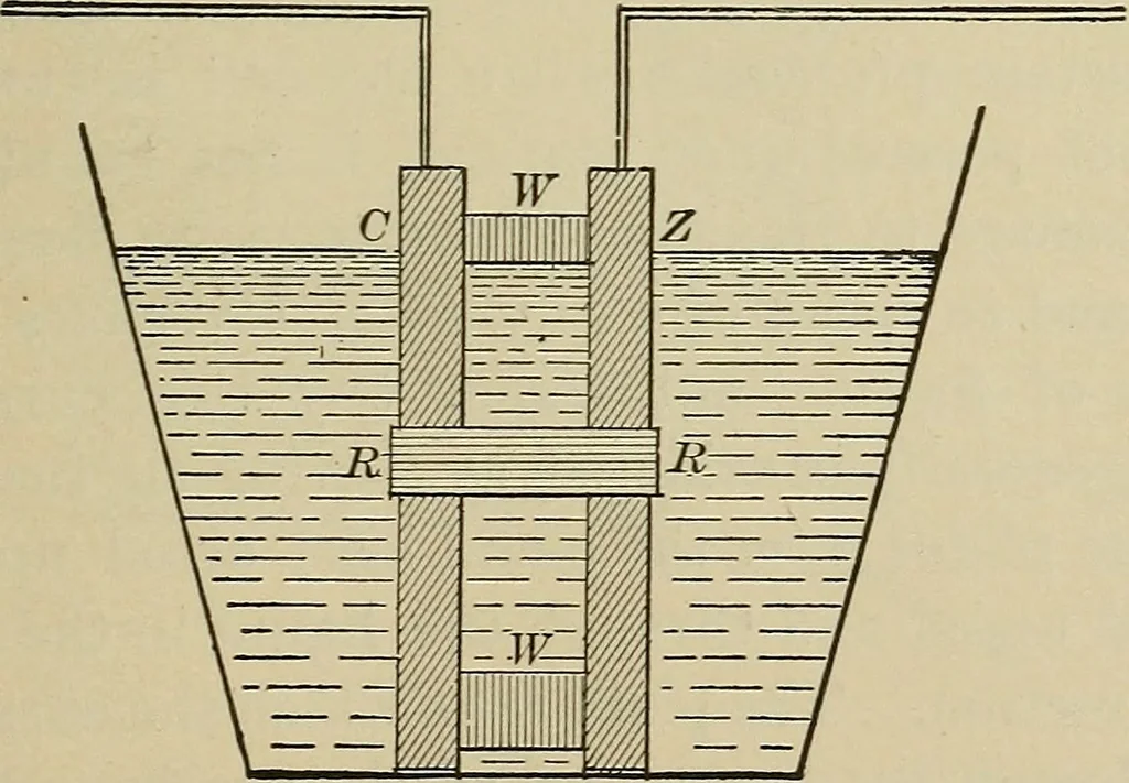 An illustration from Laboratory exercises in elementary physics, 1892, leaf 36