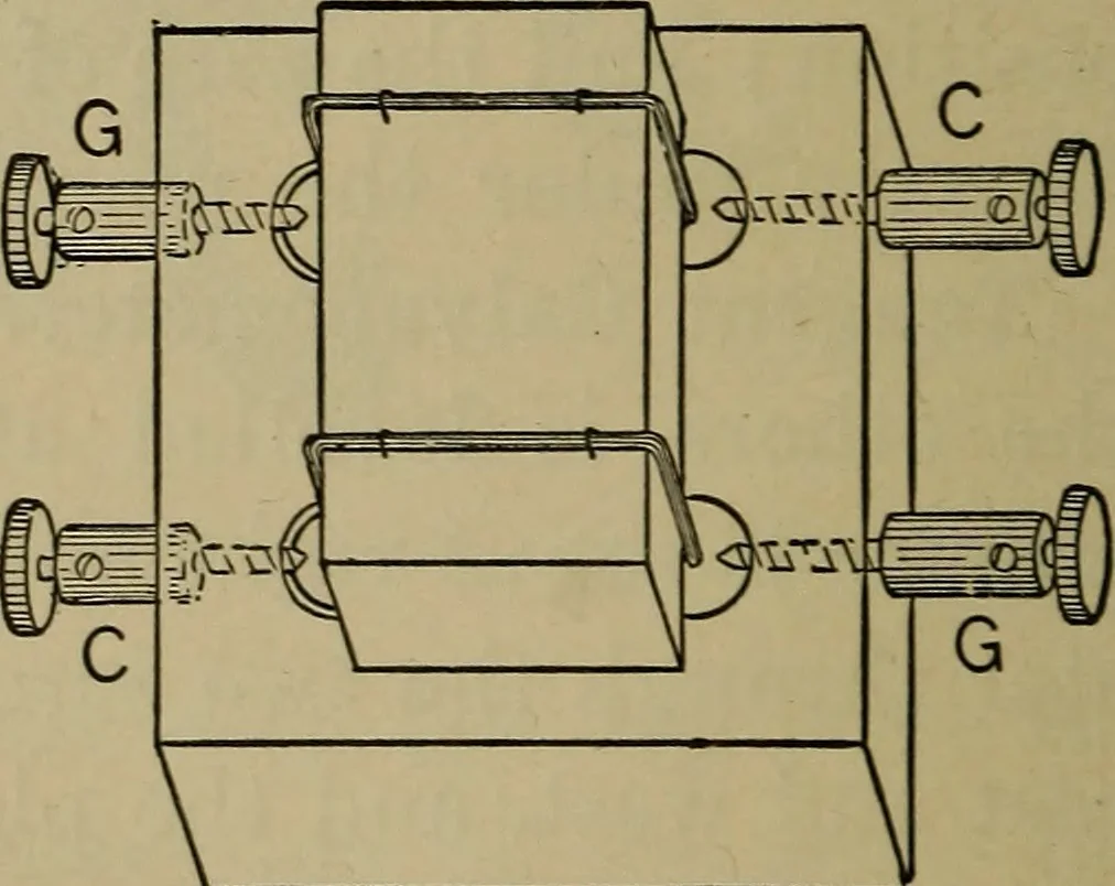 An illustration from Laboratory exercises in physics for secondary schools, 1902, leaf 141