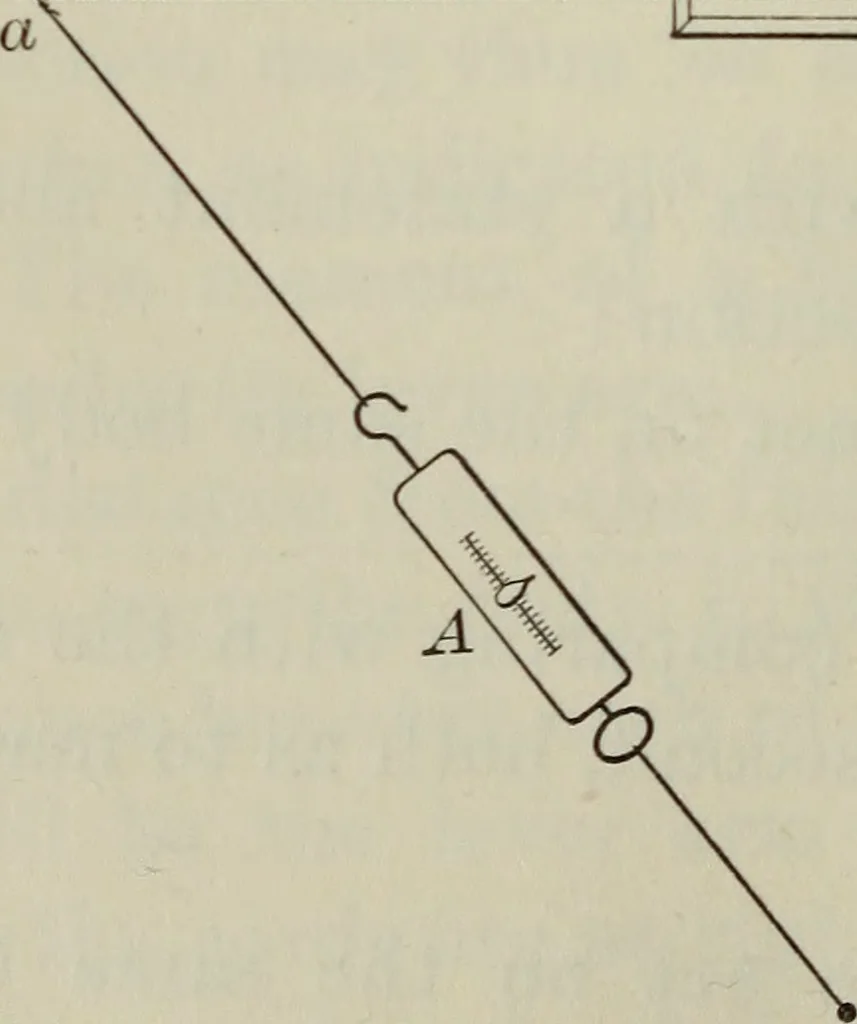An illustration from Laboratory exercises to accompany Carhart and Chute's First principles of physics, 1912, leaf 87