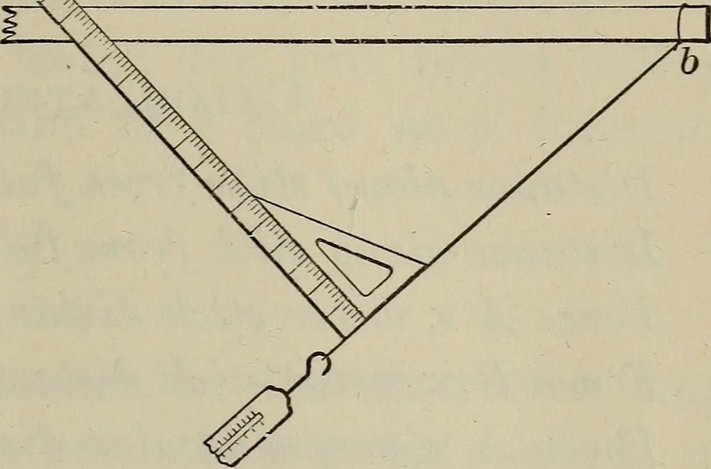 An illustration from Laboratory exercises to accompany Carhart and Chute's First principles of physics, 1912, leaf 88