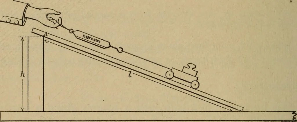 An illustration from Laboratory exercises to accompany Carhart and Chute's First principles of physics, 1913, leaf 115