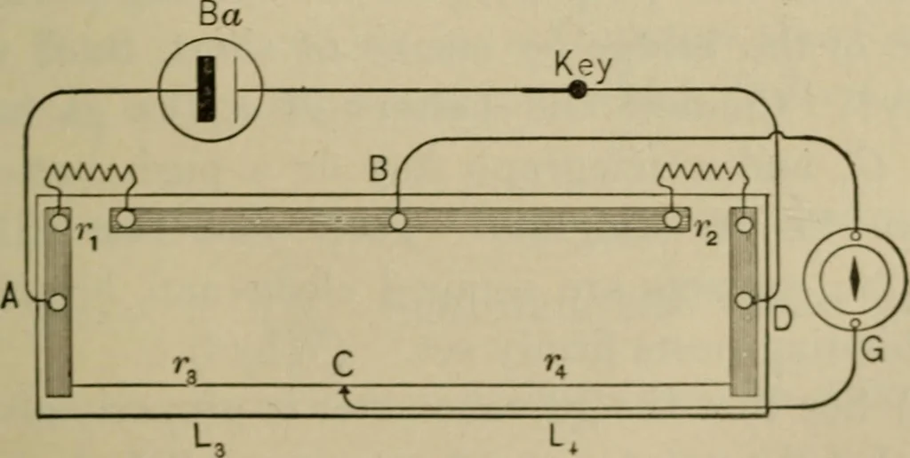 An illustration from Laboratory exercises in physics for secondary schools, 1906, leaf 165