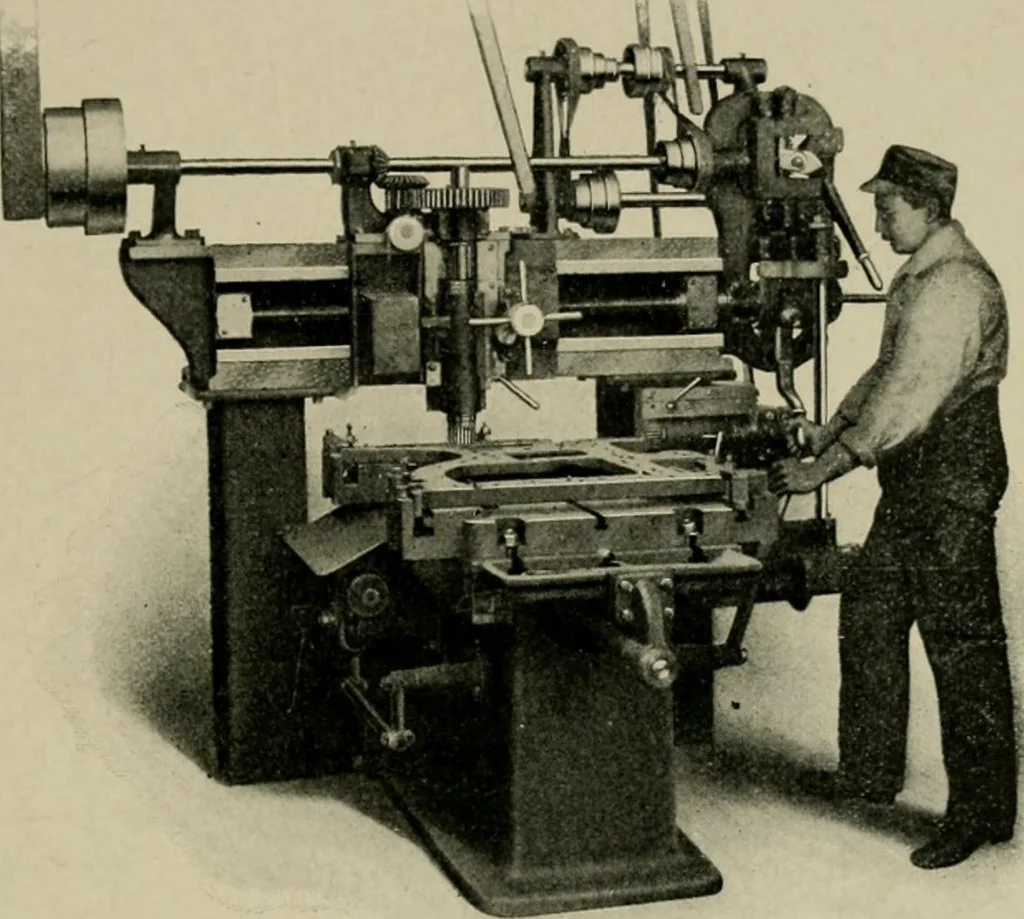 An illustration from Labor-saving looms : a brief treatise on plain weaving and the recent improvements in that line, with special reference to the Northrop looms manufactured by Draper Company, Hopedale, Mass., U.S.A, 1905, leaf 216