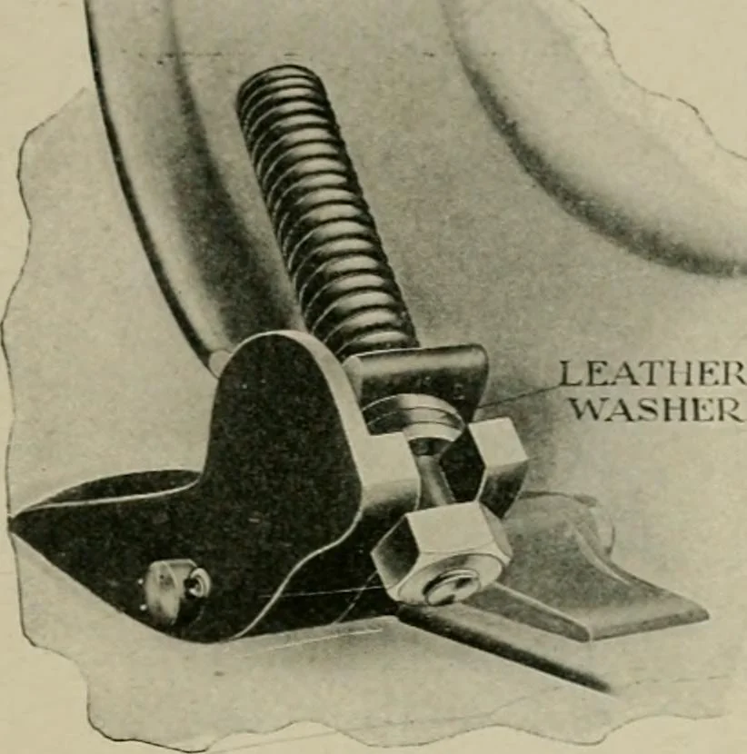 An illustration from Labor-saving looms : a brief treatise on plain weaving and the recent improvements in that line, with special reference to the Northrop looms manufactured by Draper Company, Hopedale, Mass., U.S.A, 1905, leaf 50