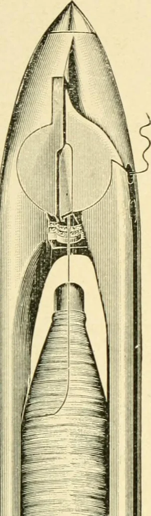 An illustration from Labor-saving looms : a brief treatise on plain weaving and the recent improvements in that line, with special reference to the Northrup looms manufactured by Draper company, Hopedale, Mass., U. S. A., 1904, leaf 66