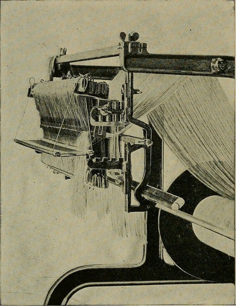 An illustration from Labor-saving looms, 1907, leaf 101