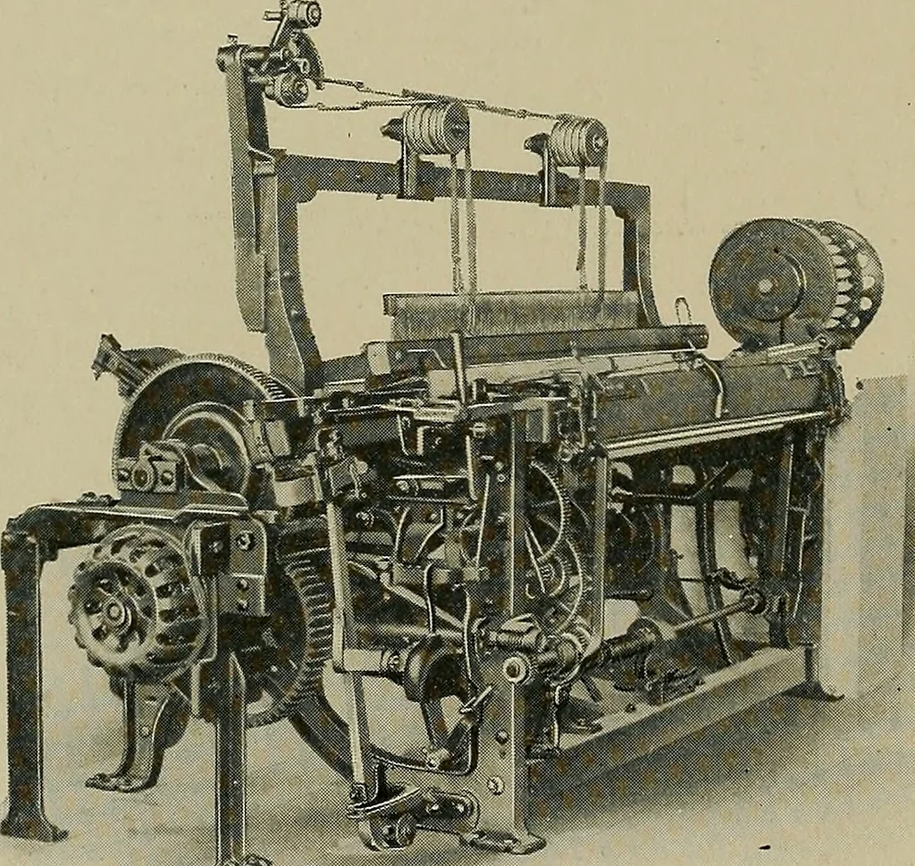 An illustration from Labor-saving looms, 1907, leaf 19