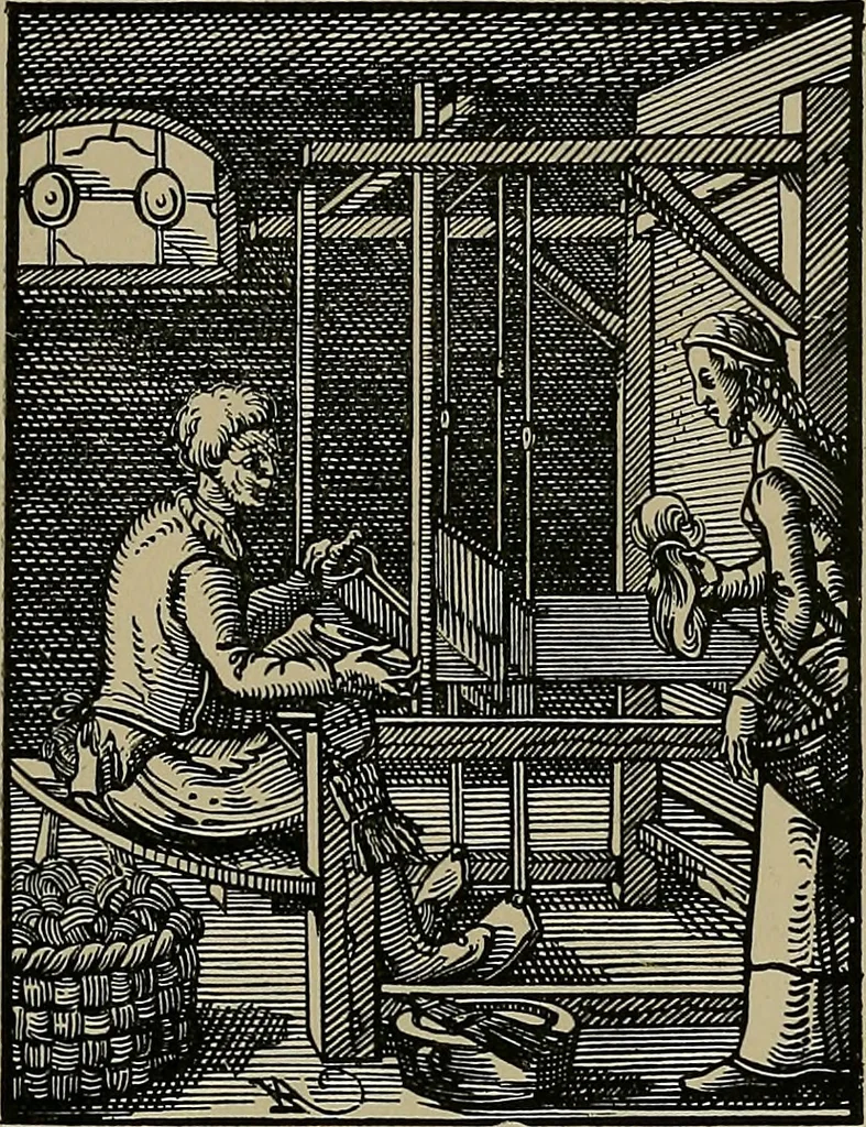 An illustration from Labor-saving looms, 1907, leaf 28