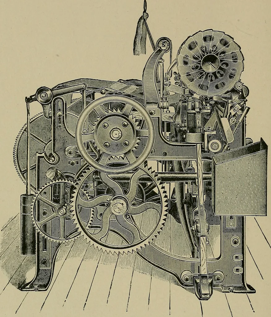 An illustration from Labor-saving looms, 1907, leaf 35