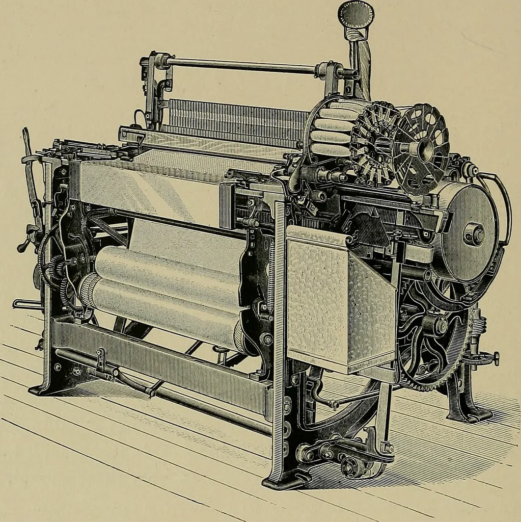 An illustration from Labor-saving looms, 1907, leaf 53