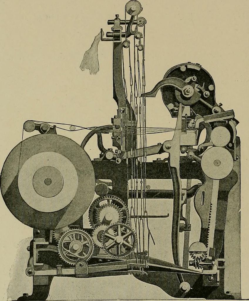 An illustration from Labor-saving looms, 1907, leaf 69