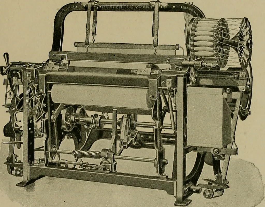An illustration from Labor-saving looms, 1907, leaf 70