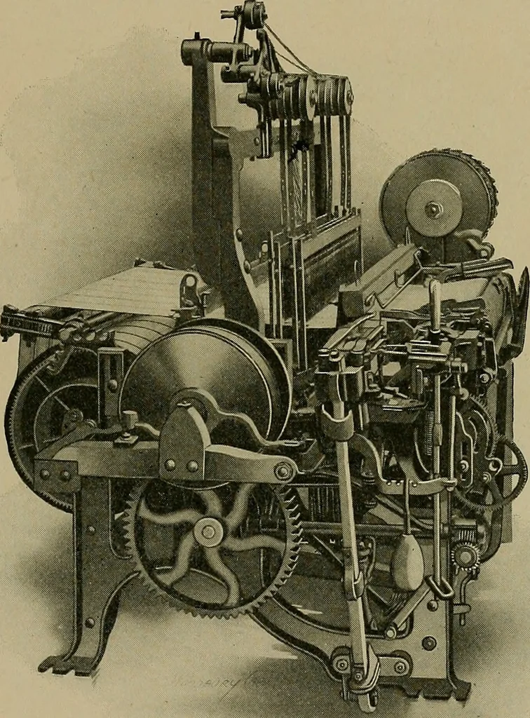 An illustration from Labor-saving looms, 1907, leaf 72