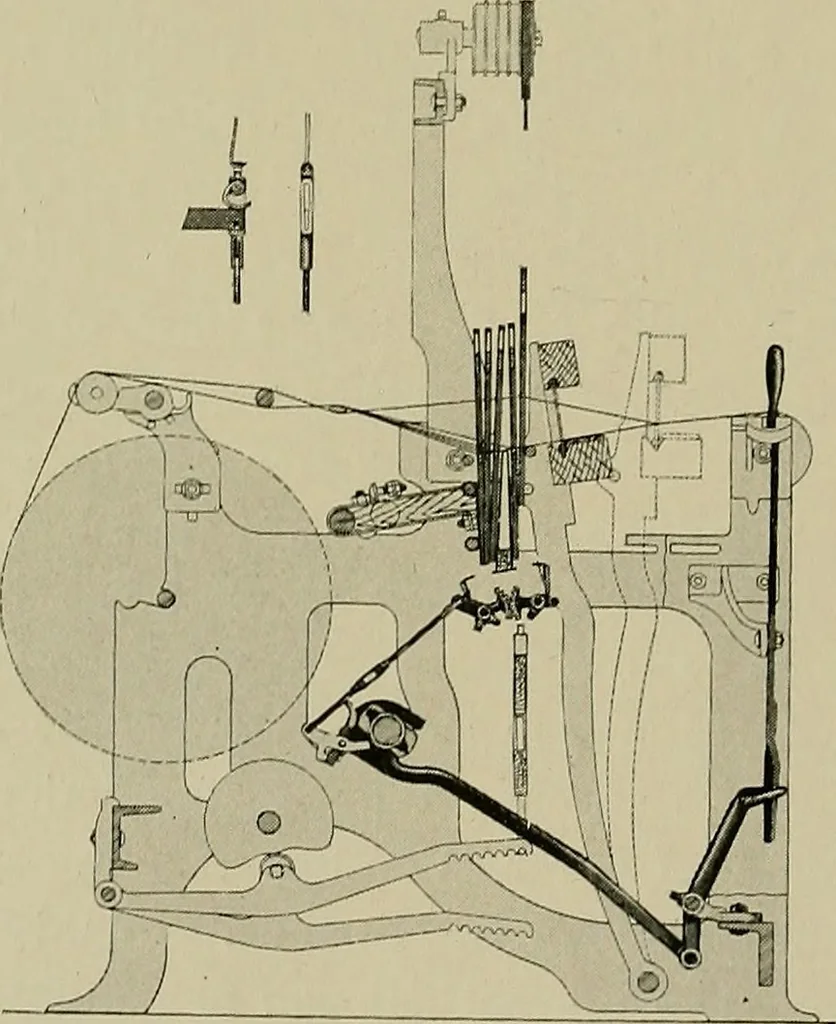 An illustration from Labor-saving looms, 1907, leaf 89