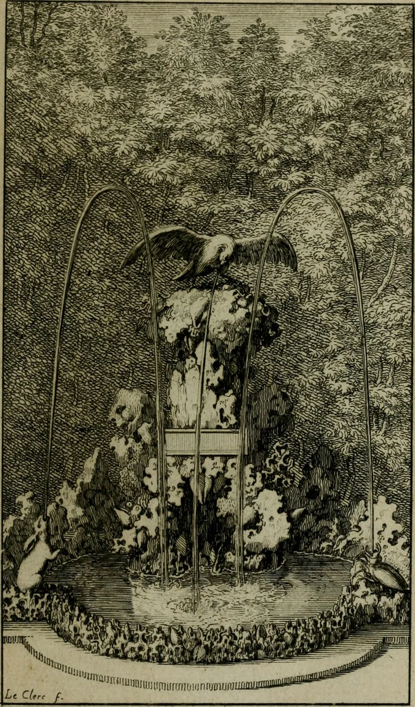 An illustration from Labyrinte de Versailles, 1677, leaf 102
