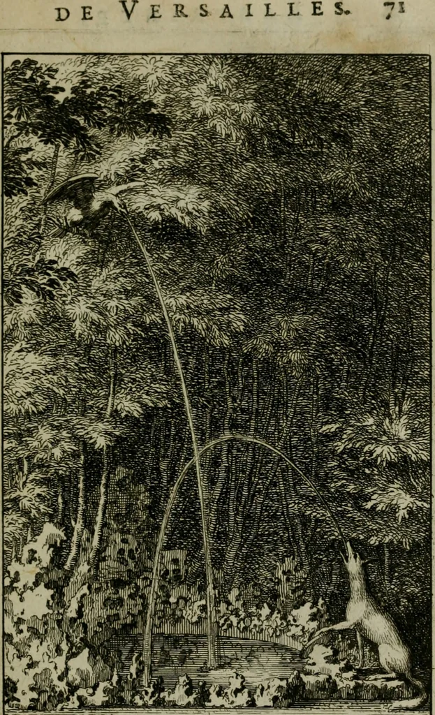 An illustration from Labyrinte de Versailles, 1677, leaf 114