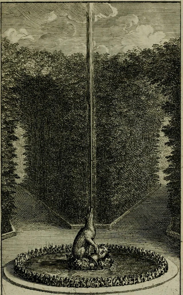 An illustration from Labyrinte de Versailles, 1677, leaf 118