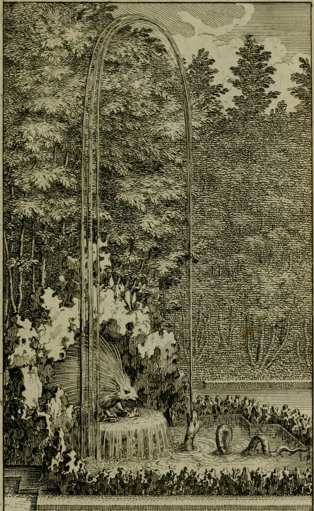 An illustration from Labyrinte de Versailles, 1677, leaf 120