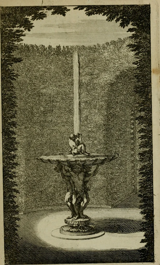 An illustration from Labyrinte de Versailles, 1677, leaf 66