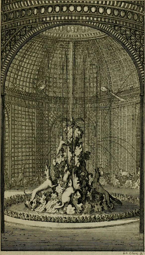 An illustration from Labyrinte de Versailles, 1677, leaf 68