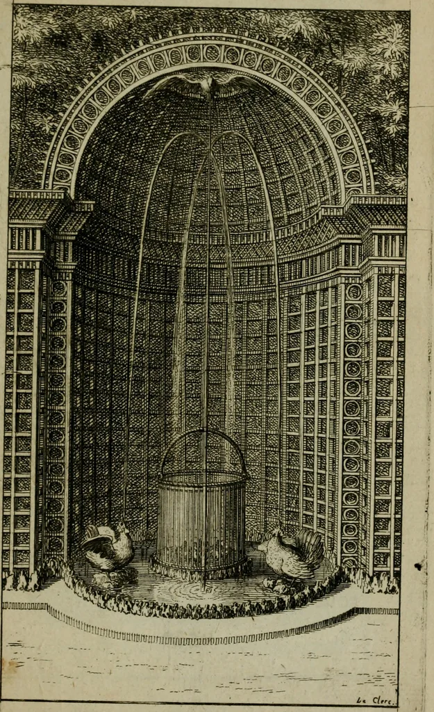 An illustration from Labyrinte de Versailles, 1677, leaf 74