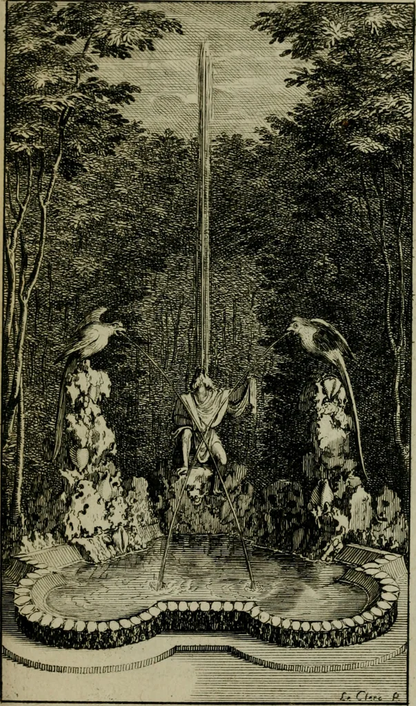 An illustration from Labyrinte de Versailles, 1677, leaf 78
