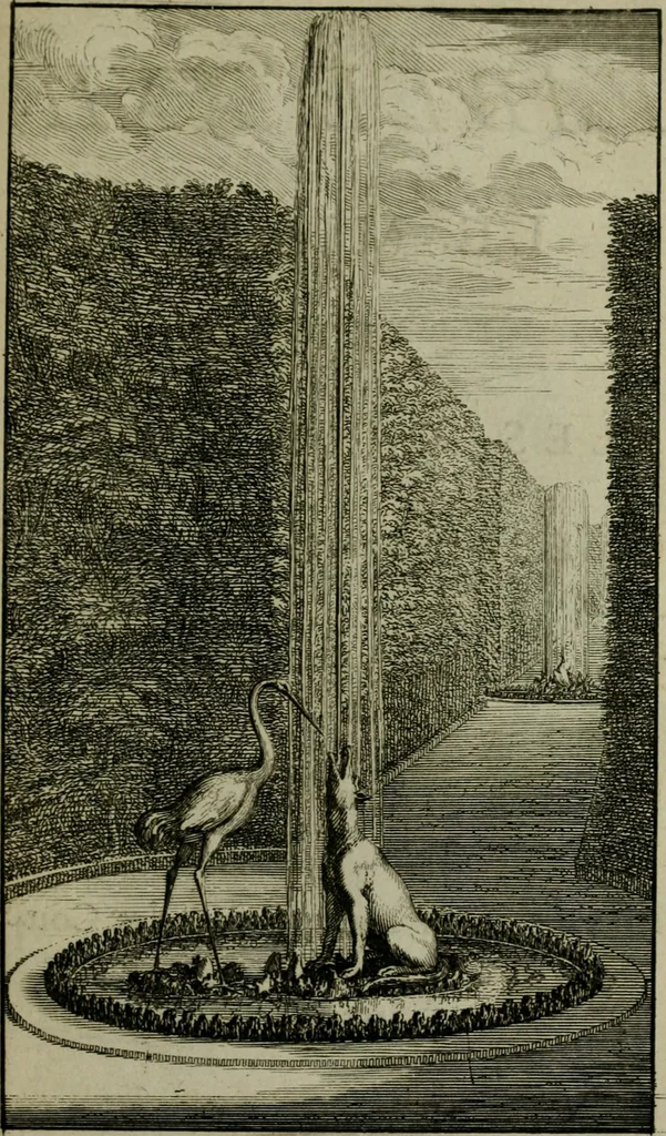 An illustration from Labyrinte de Versailles, 1677, leaf 86
