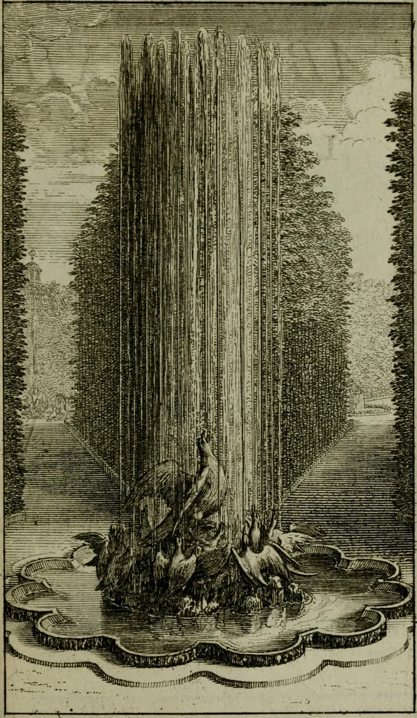 An illustration from Labyrinte de Versailles, 1677, leaf 88