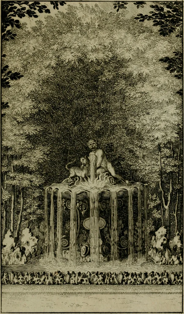 An illustration from Labyrinte de Versailles, 1677, leaf 98