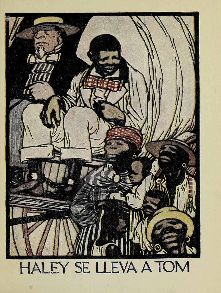 An illustration from La cabaña de Tom, 1918, leaf 27