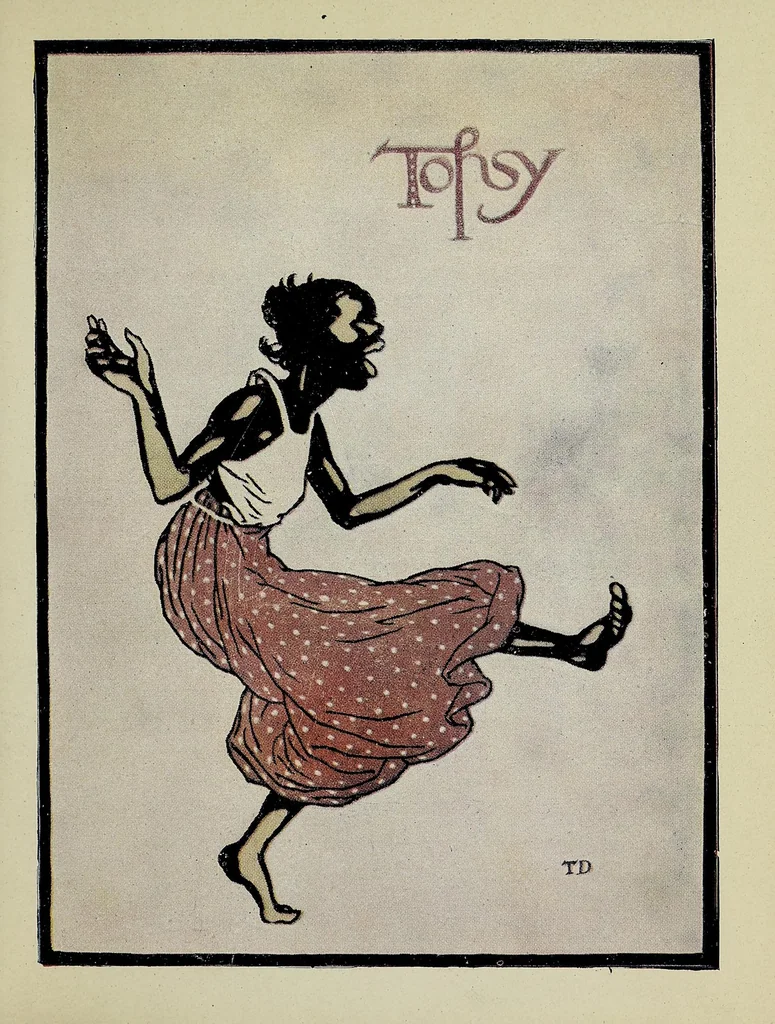 An illustration from La cabaña de Tom, 1918, leaf 53