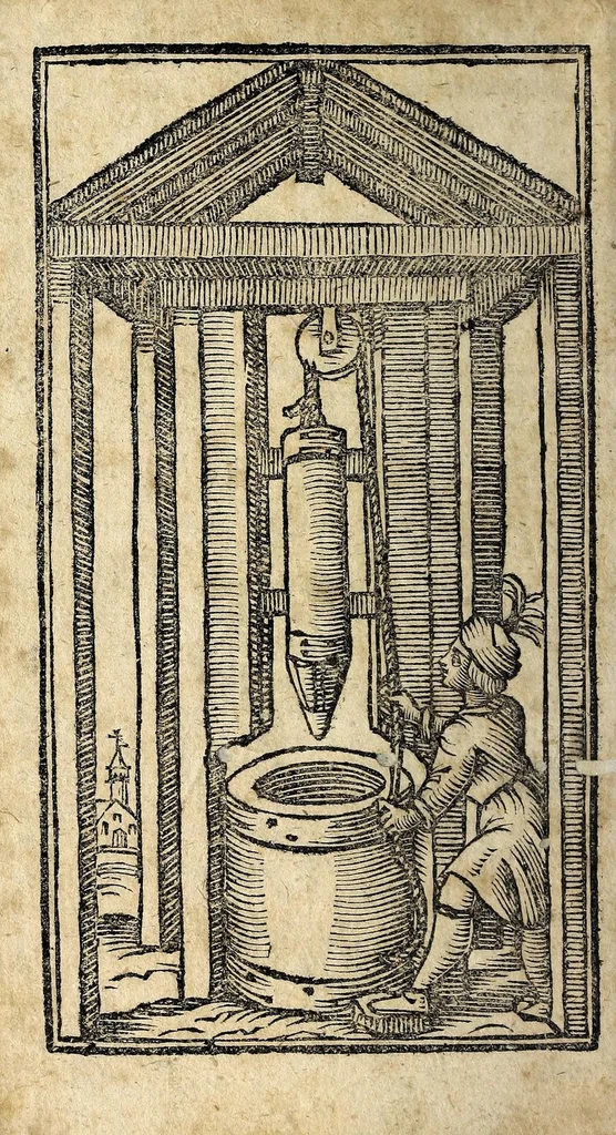 An illustration from La caccia dell' arcobugio, 1672, leaf 96