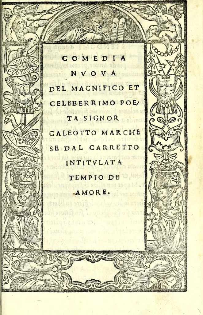 An illustration from La capraria : comedia, 1544, leaf 131