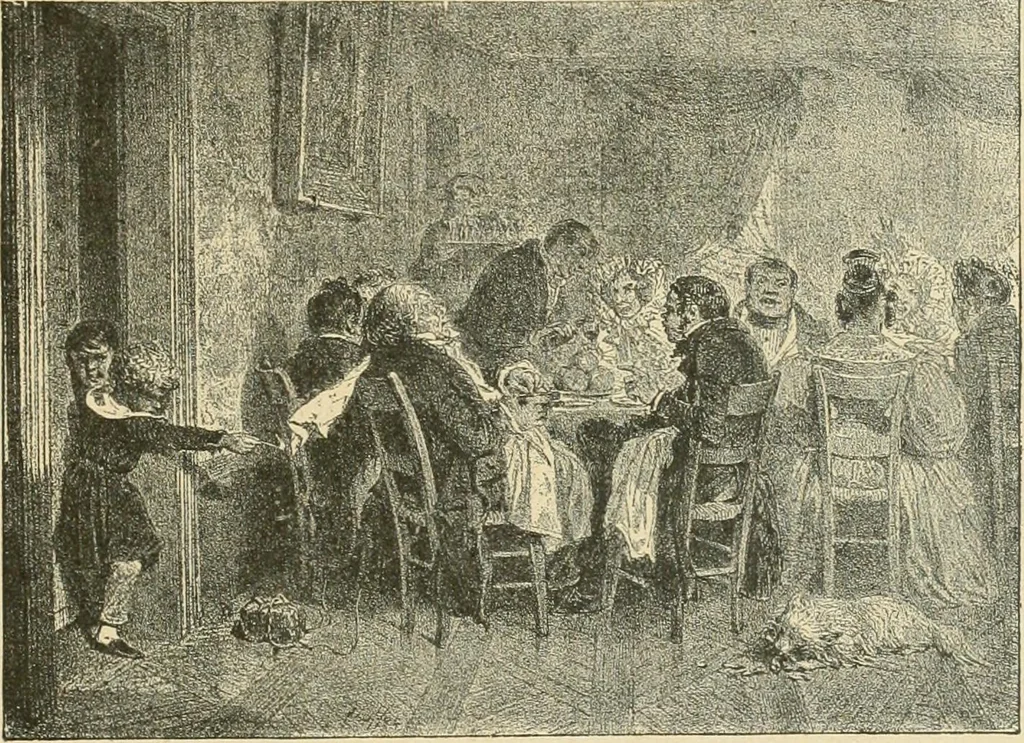 An illustration from La caricature et les caricaturistes ;, 1900, leaf 104