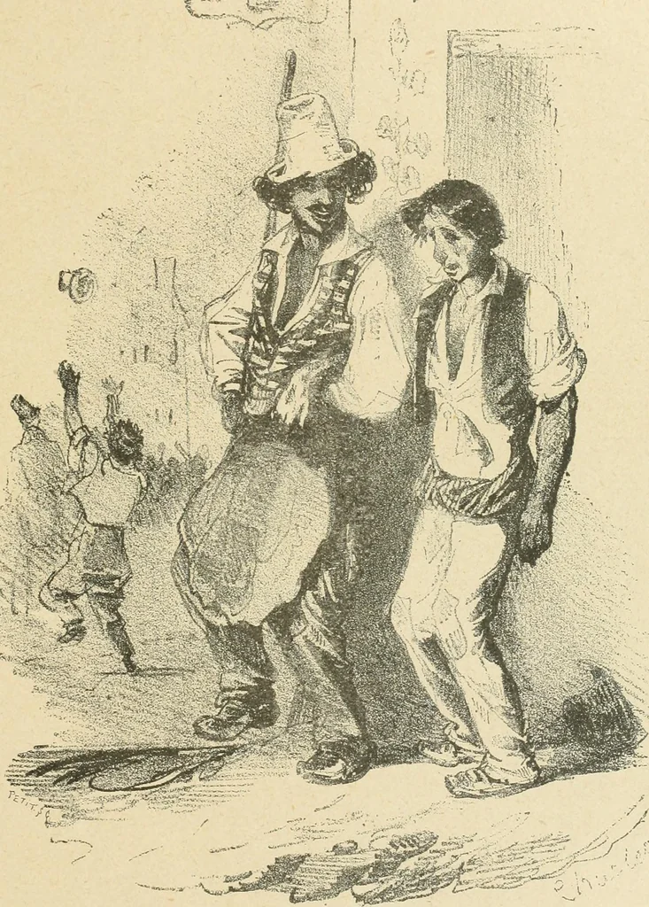 An illustration from La caricature et les caricaturistes ;, 1900, leaf 106