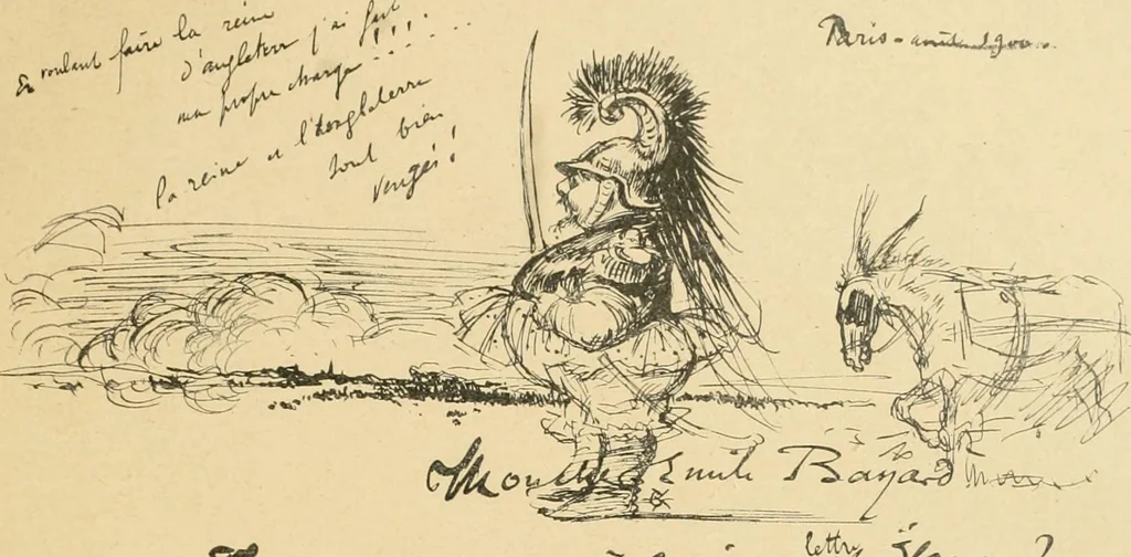 An illustration from La caricature et les caricaturistes ;, 1900, leaf 12
