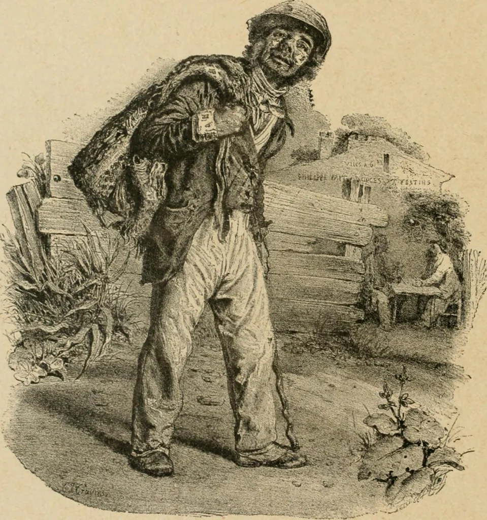 An illustration from La caricature et les caricaturistes ;, 1900, leaf 123