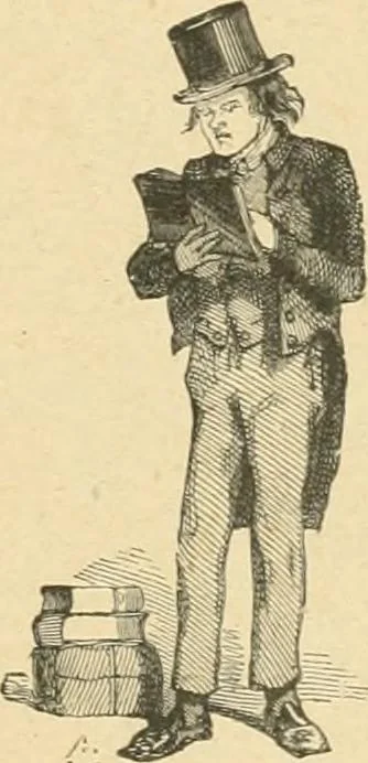An illustration from La caricature et les caricaturistes ;, 1900, leaf 132