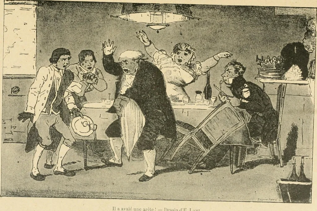 An illustration from La caricature et les caricaturistes ;, 1900, leaf 134